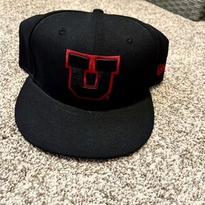 New Era Black Fitted Cap U of U